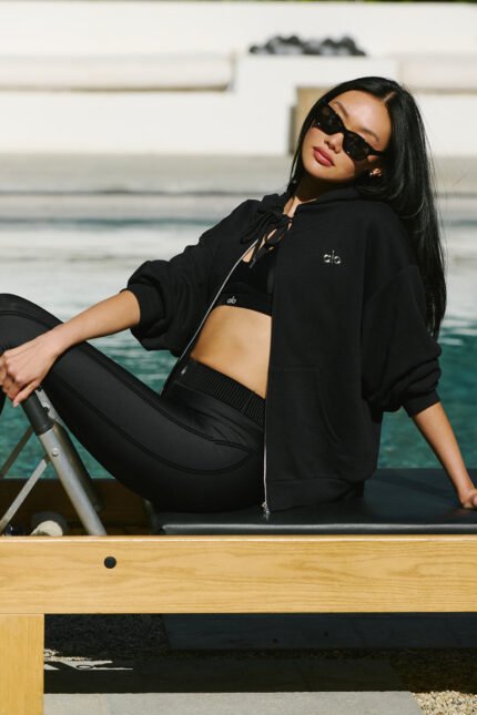 Accolade Full Zip Hoodie - Black